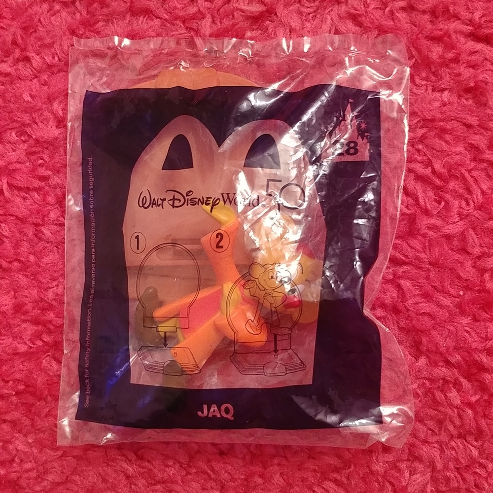 4/$15 🌻 NWT Disney 50th Celebration McDonalds Toy- #28 Jaq the Mouse Cinderella